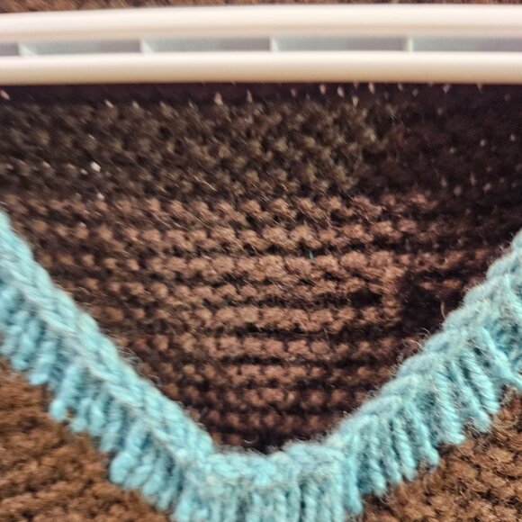 Vintage Mens wool weave vest - Picture 10 of 16